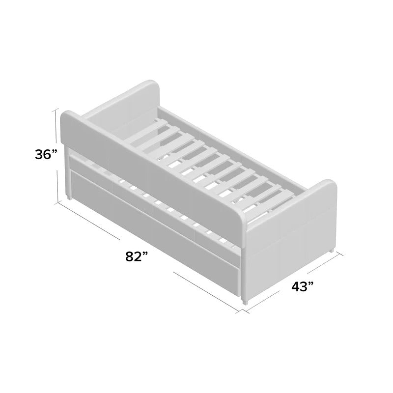 Trundle Bed: Twin Daybed with Trundle Bed