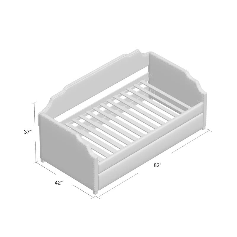 Trundle Bed: Twin Daybed with Trundle Bed