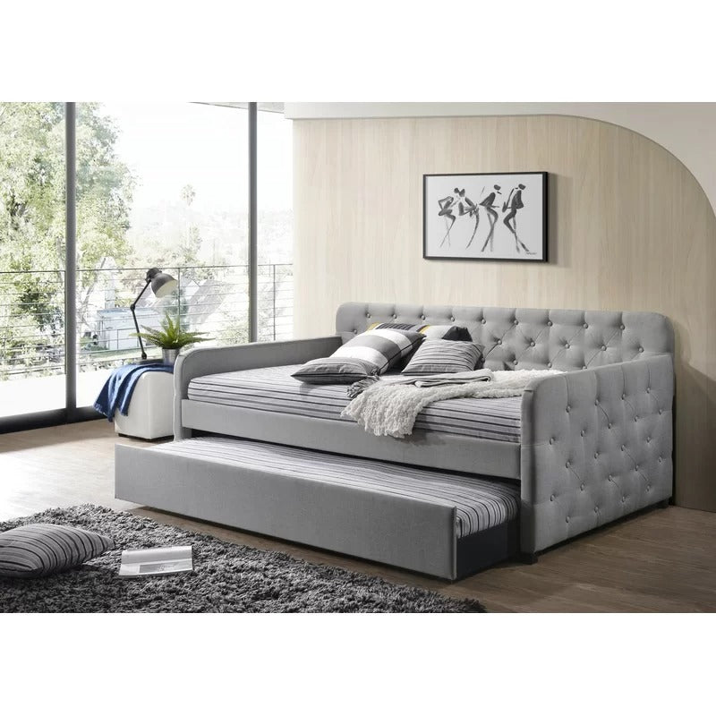 Trundle Bed: Twin Daybed with Trundle Bed