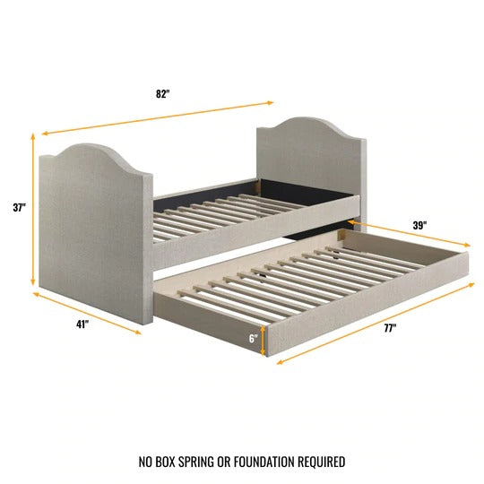 Trundle Bed: Twin Daybed with Trundle
