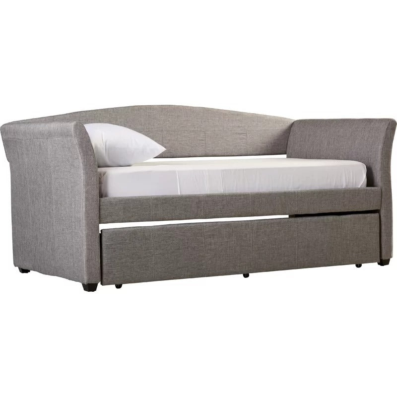 Trundle Bed: Twin Wood Daybed with Trundle