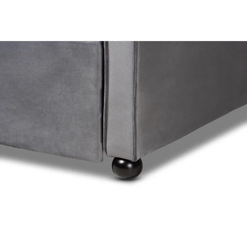 Trundle Bed: Wood Daybed with Trundle Bed