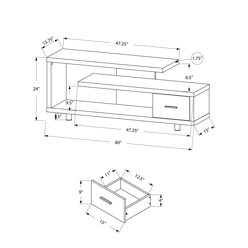 Tv Console : TV Stand for TVs up to 70"