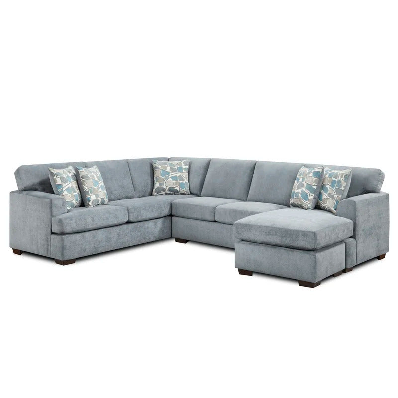 U Shape Sofa Set: 130" Wide Corner Sectional 5 Seater Sofa