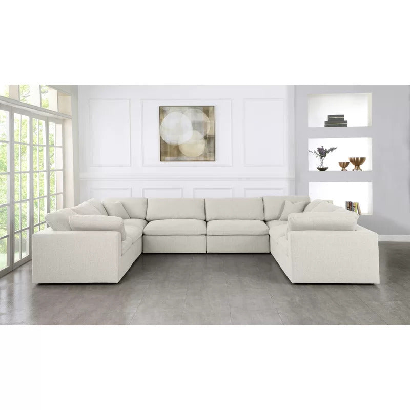 U Shape Sofa Set: 158" Wide Symmetrical Modular