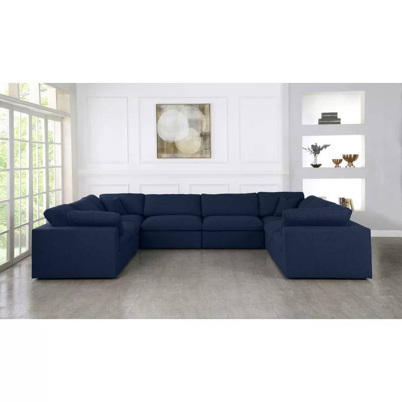 U Shape Sofa Set: 158" Wide Symmetrical Modular