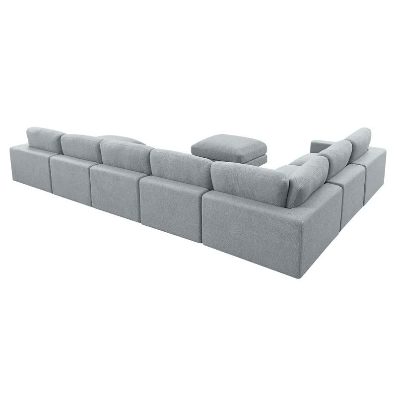 U Shape Sofa Set : 176'' Wide Reversible Corner Sectional