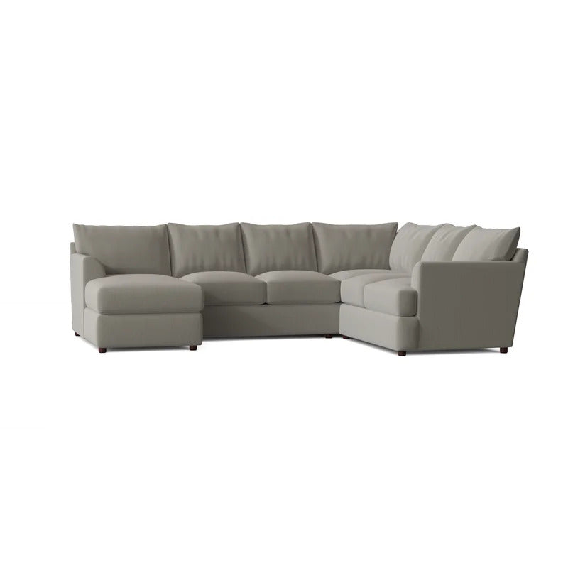 U Shape Sofa Set: 6 Seater 126" Wide Sofa