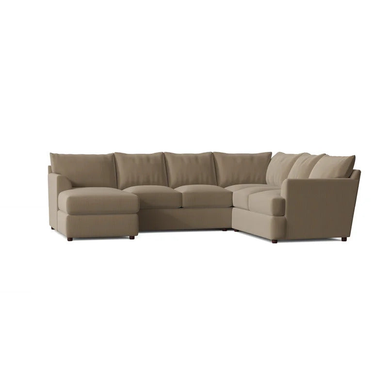 U Shape Sofa Set: 6 Seater 126" Wide Sofa