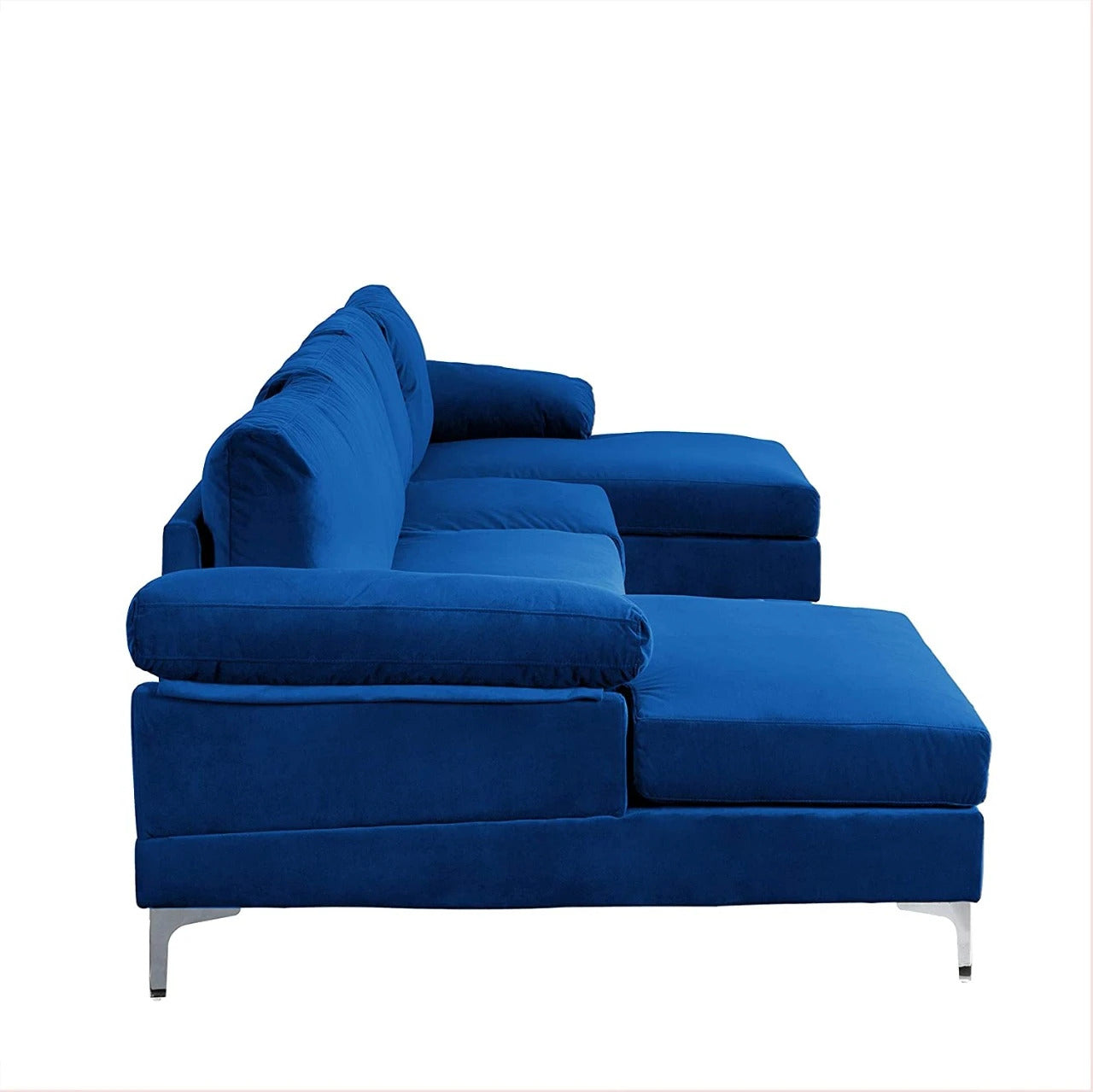 U Shape Sofa Set: Large Fabric U Shape Sofa Set