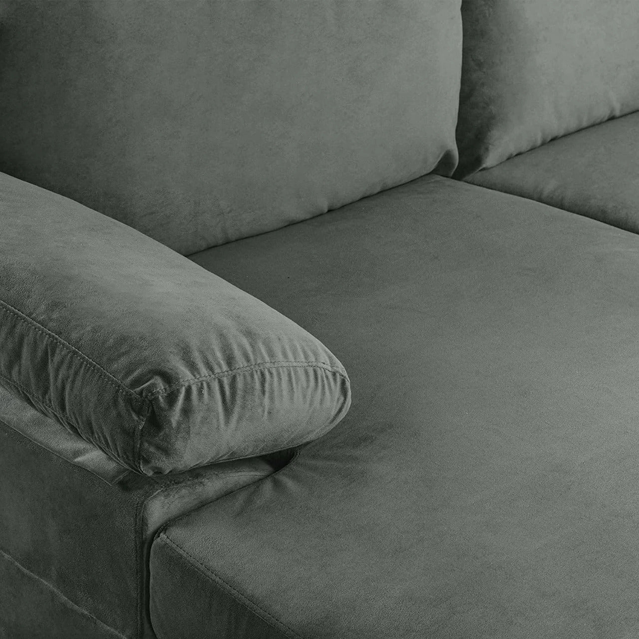 U Shape Sofa Set: Large Fabric U Shape Sofa Set