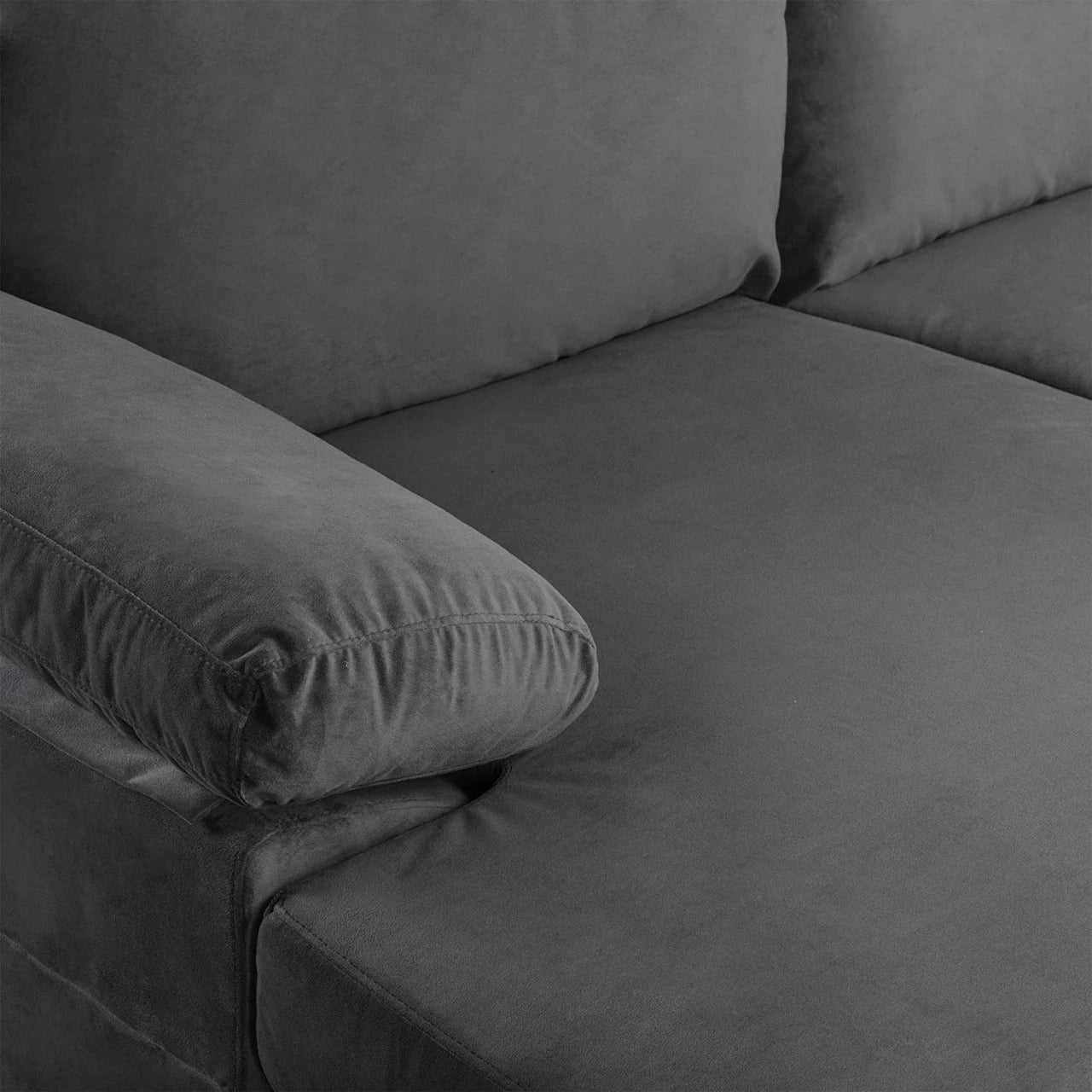 U Shape Sofa Set: Large Fabric U Shape Sofa Set