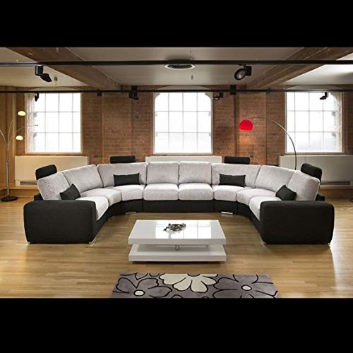 U Shape Sofa Set: Luxury Ultra Contemporary Sectional Sofa Set