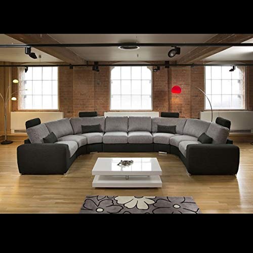 U Shape Sofa Set: Luxury Ultra Contemporary Sectional Sofa Set