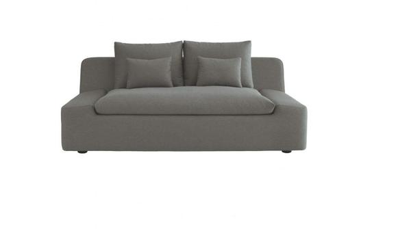 2 Seater Sofa :- Ultra Fabric Sofa Set (Charcoal)