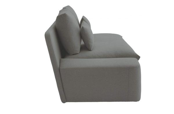 2 Seater Sofa :- Ultra Fabric Sofa Set (Charcoal)