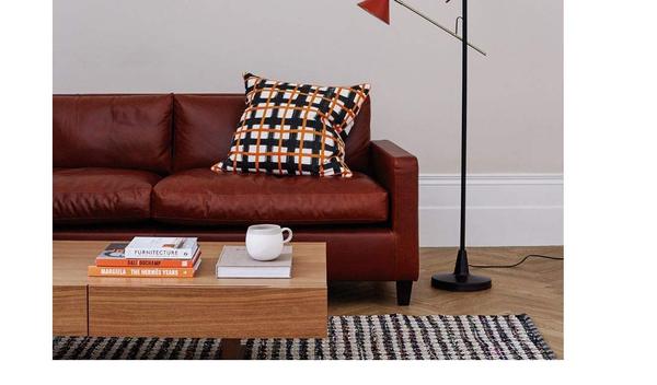 2 Seater Sofa :- Leatherette Sofa Set (Ultra Brown)