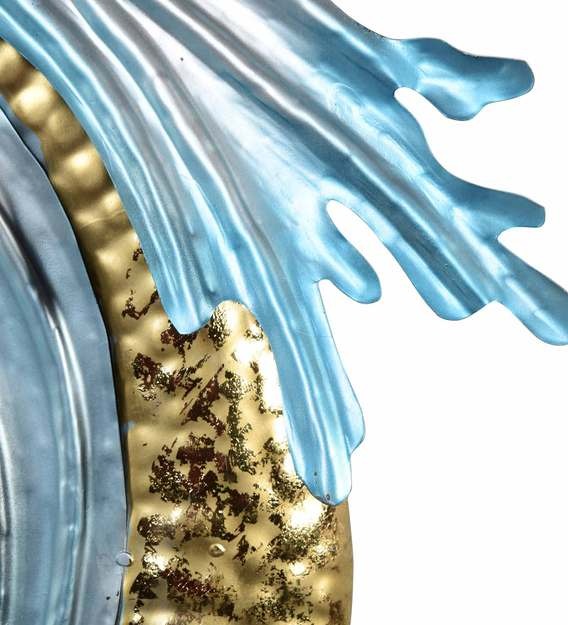 Wall Art: Blue Iron Abstract Wall Art