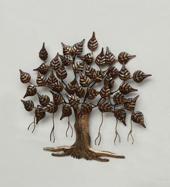 Wall Art: Decorative Brown Tree Wall Art