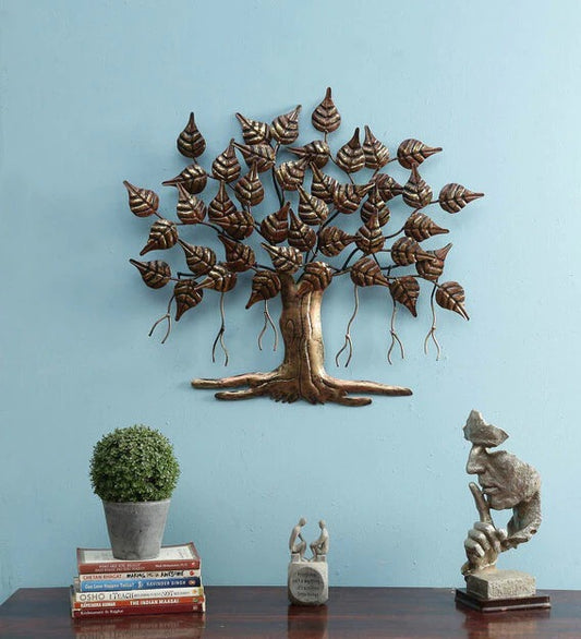 Wall Art: Decorative Brown Tree Wall Art