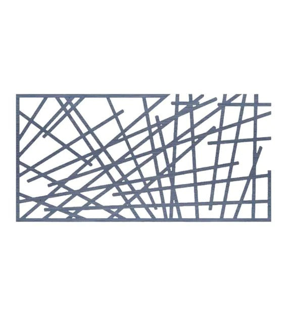 Wall Art Iron Abstract Wall Art In Black