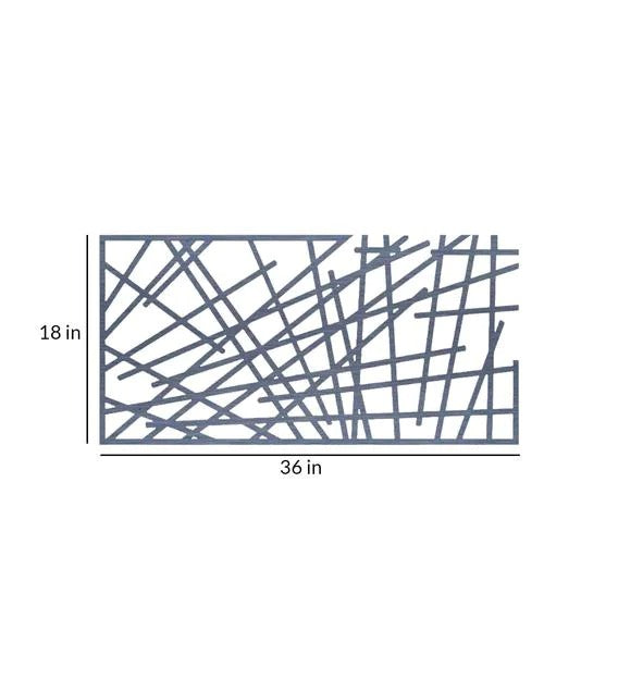 Wall Art Iron Abstract Wall Art In Black