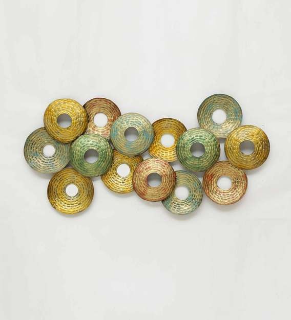 Wall Art : Iron Abstract Wall Art In Gold