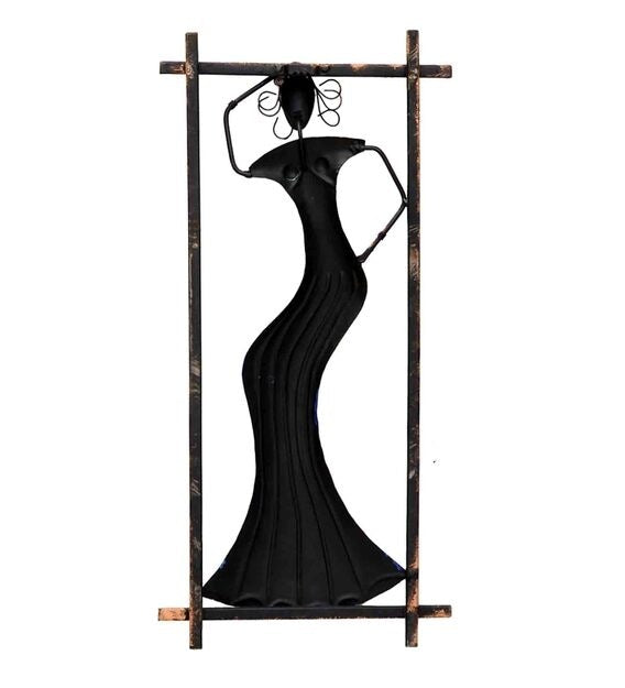 Wall Art: Iron Blue Dancing Doll Wall Art