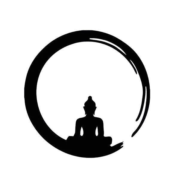 Wall Art : Iron Buddha Wall Art In Black