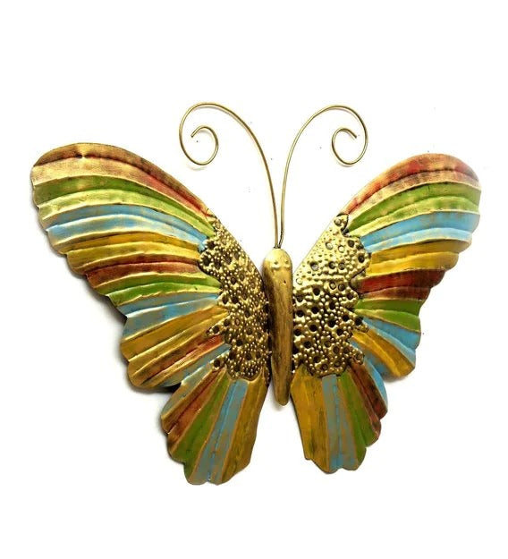 Wall Art : Iron Butterfly Wall Art In Multicolour