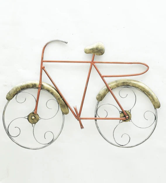Wall Art : Iron Cycle Wall Art In Multicolour