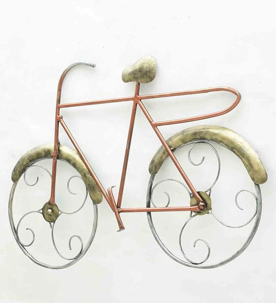 Wall Art : Iron Cycle Wall Art In Multicolour