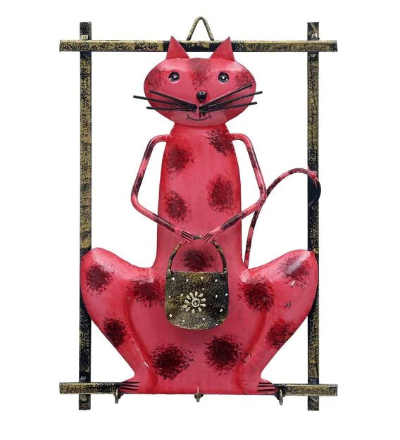 Wall Art: Iron Dancing Doll Wall Art In Pink Color