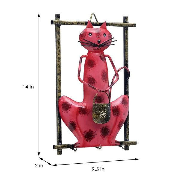 Wall Art: Iron Dancing Doll Wall Art In Pink Color