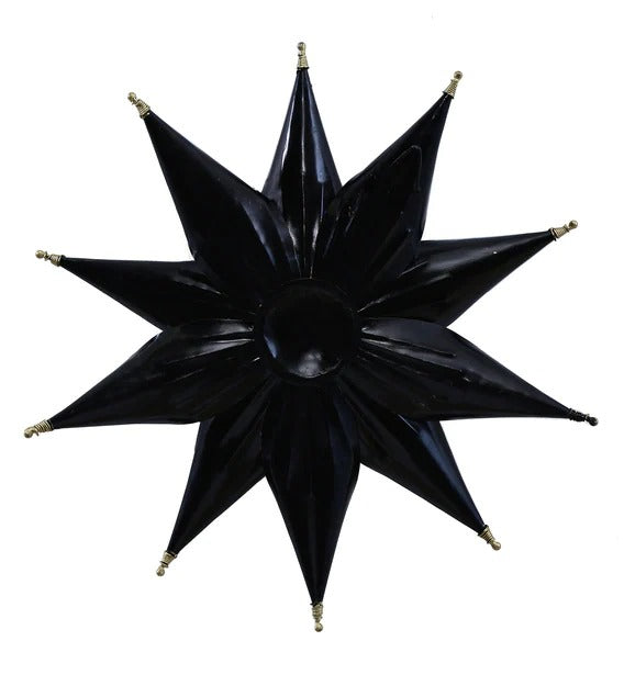 Wall Art Iron Decorative Flower Wall Art In Blue