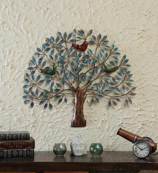 Wall Art: Iron Decorative Tree Wall Art In Gold