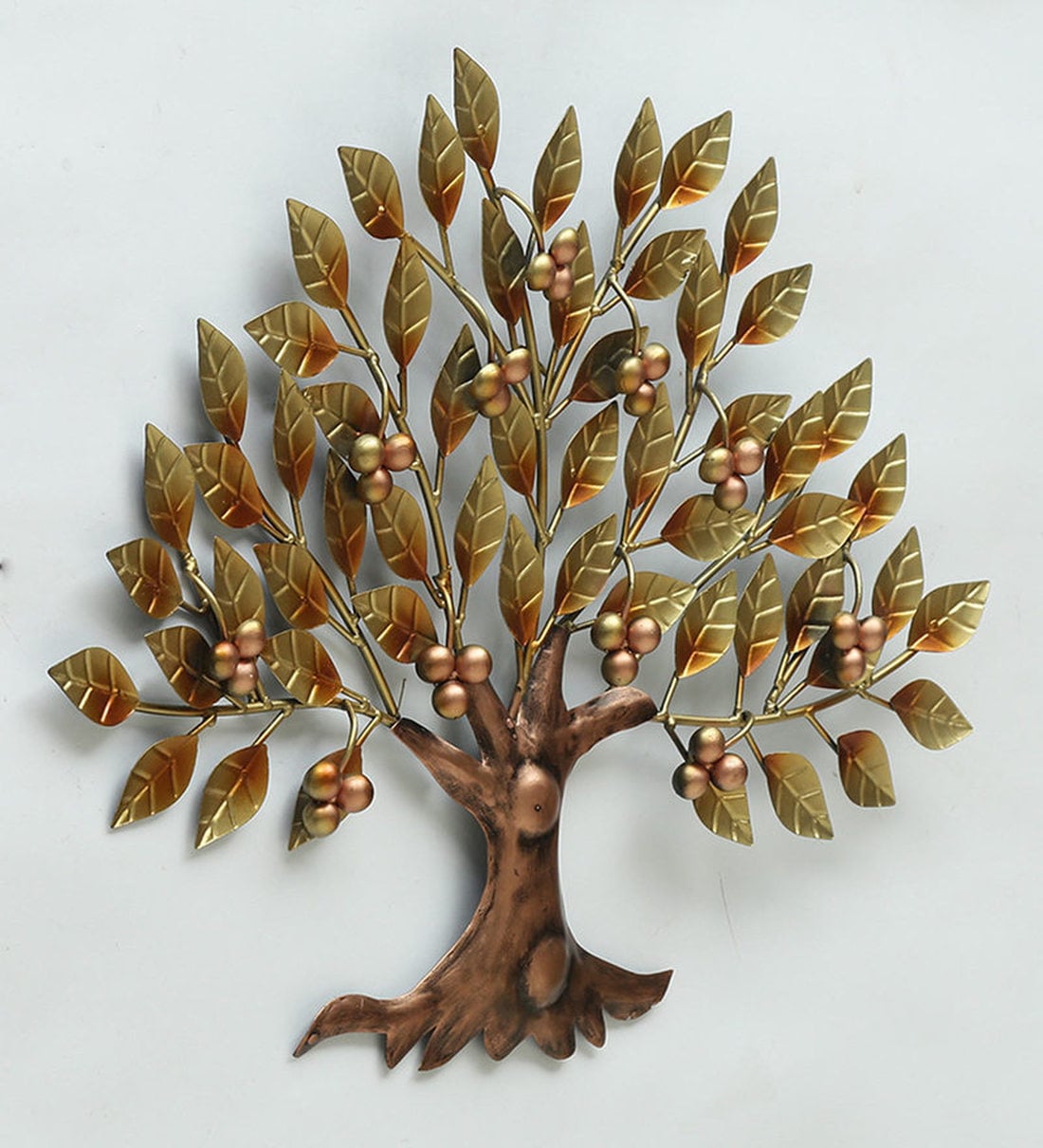 Wall Art: Iron Decorative Tree Wall Art In Gold