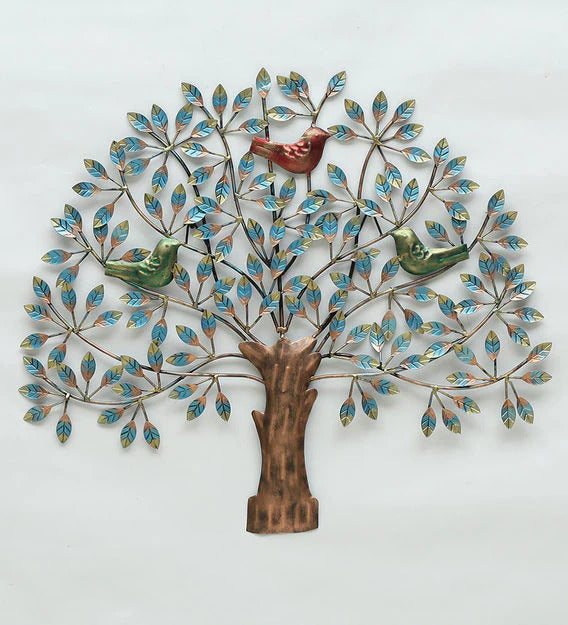 Wall Art: Iron Decorative Tree Wall Art In Gold