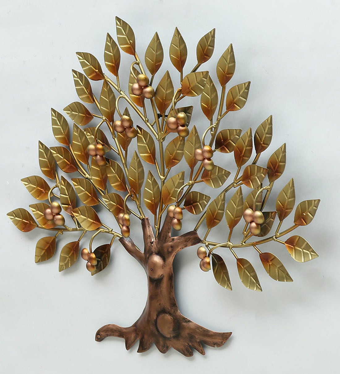 Wall Art: Iron Decorative Tree Wall Art In Gold