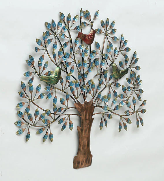Wall Art: Iron Decorative Tree Wall Art In Gold