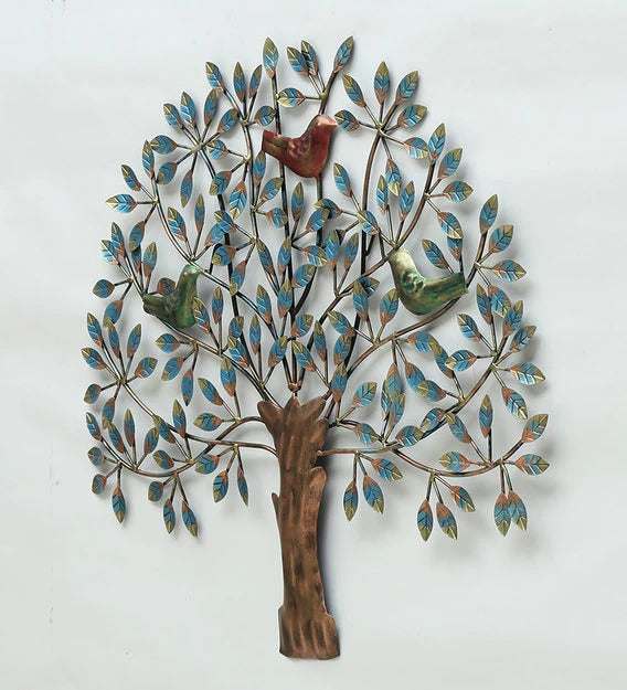 Wall Art: Iron Decorative Tree Wall Art In Gold
