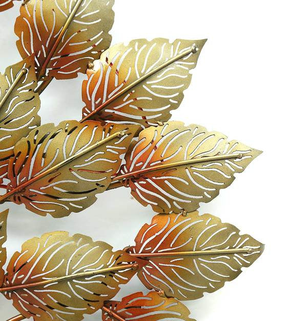 Wall Art: Iron Decorative Tree Wall Art With LED In Brown
