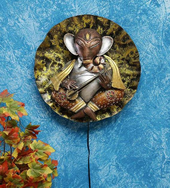 Wall Art: Iron Lord Ganesha Wall Art