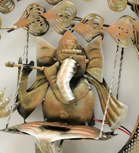 Wall Art: Iron Lord Ganesha Wall Art