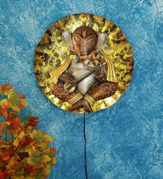 Wall Art: Iron Lord Ganesha Wall Art