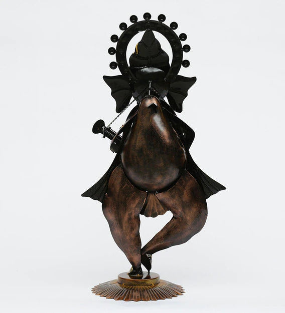 Wall Art: Iron Lord Ganesha Wall Art In Multicolour