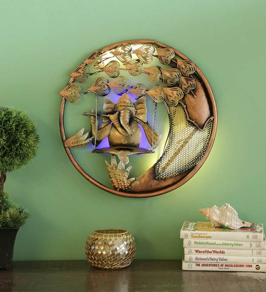 Wall Art: Iron Lord Ganesha Wall Art