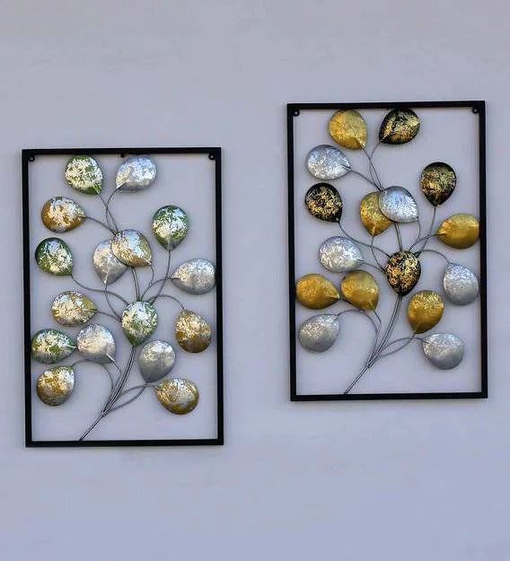 Wall Art : Iron Wall Art In Silver
