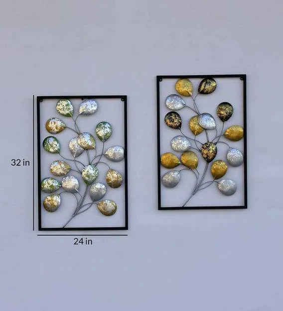 Wall Art : Iron Wall Art In Silver