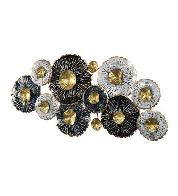 Wall Art: Multicolor Iron Abstract Wall Art With LED